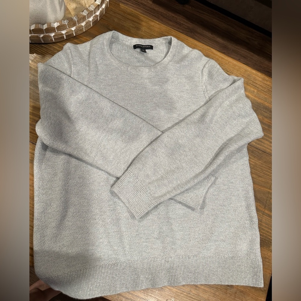 Banana Republic Men's Gray Sweater Size XL
